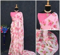 3 Buddy Fashion 3 Flowers Saree - Scooter