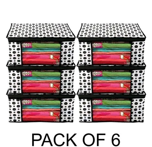 80GSM Non Woven Printed Saree Box Pack Of 6