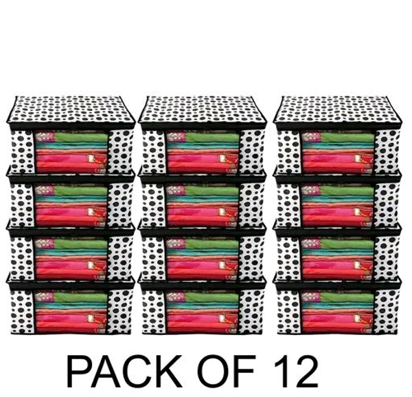 80GSM Non Woven Printed Saree Box Pack Of 12