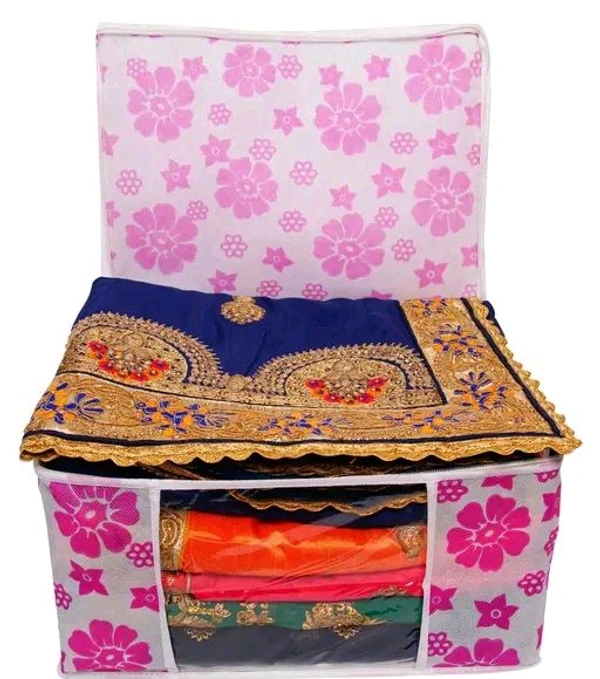 80GSM Non Woven Printed Saree Box Pack Of 6