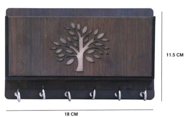 Multipurpose Wooden Key Holder