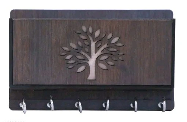 Multipurpose Wooden Key Holder