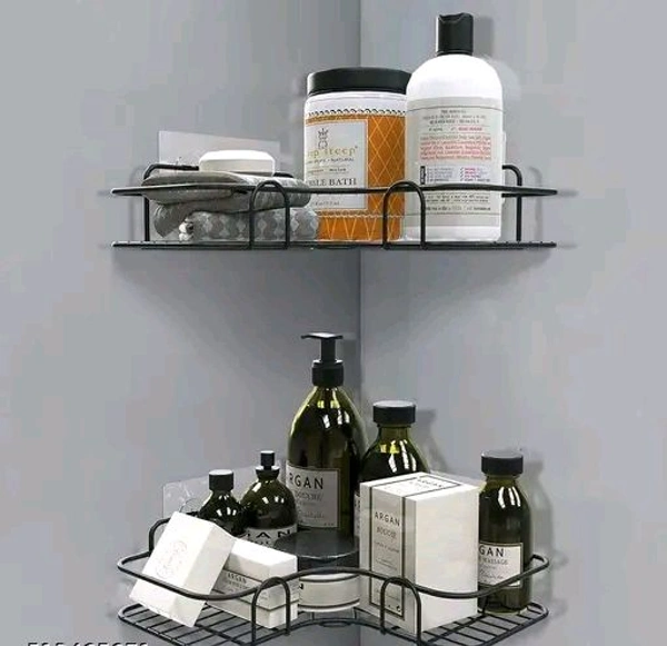 Self Adhesive Bathroom Corner Shelf