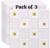 70x70 Self Adhesive 3D PE Foam Wall Panel