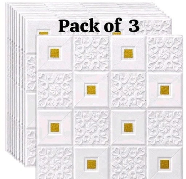 70x70 Self Adhesive 3D PE Foam Wall Panel