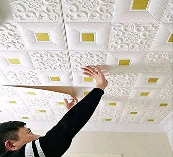 70x70 Self Adhesive 3D PE Foam Wall Panel