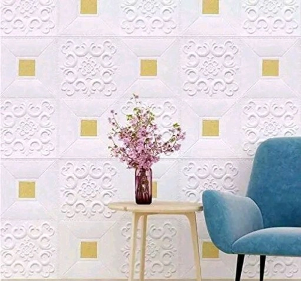 70x70 Self Adhesive 3D PE Foam Wall Panel