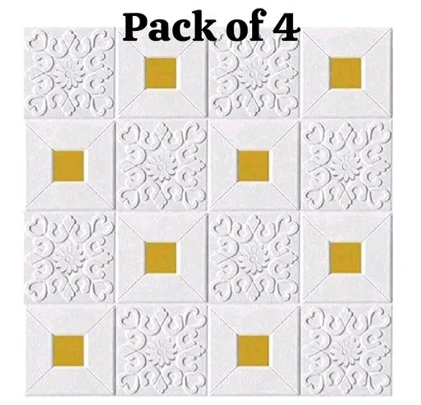 70x70 Self Adhesive 3D PE Foam Wall Panel