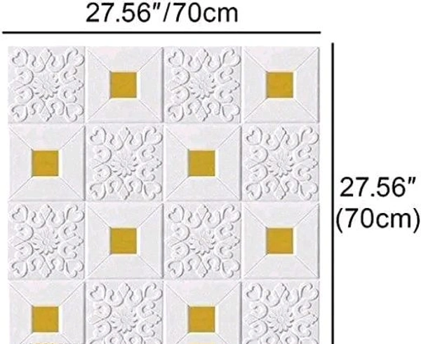 70x70 Self Adhesive 3D PE Foam Wall Panel