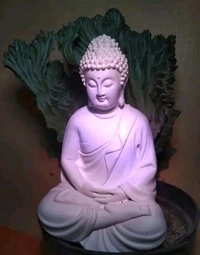 Meditation Buddha Premium White