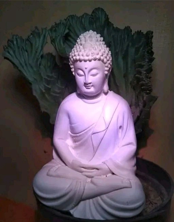 Meditation Buddha Premium White