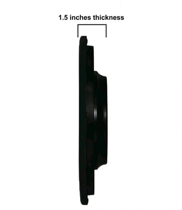 Plastic And Glass Decorative Wall Clock 