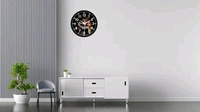 Plastic And Glass Decorative Wall Clock 