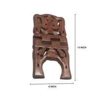 Sheesham Hand Crafted Wooden Book Stand
