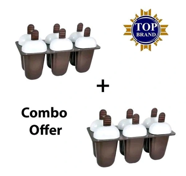 Plastic Ice Cream Kulfi Mould Set