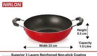 Nirlon Non Stick 3 Layers Coated Aluminum Chemical Free