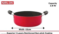 Nirlon Non Stick 3 Layers Coated Aluminum Chemical Free