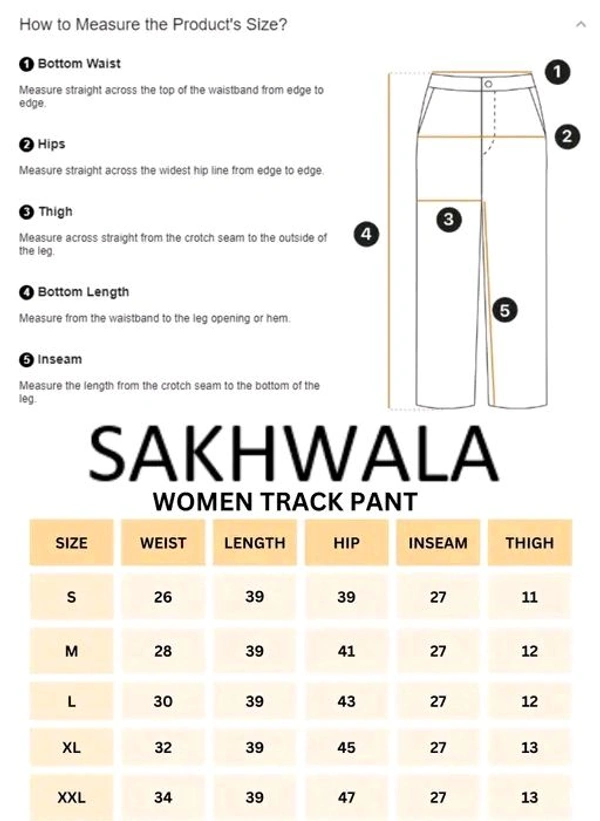 Women Casual Track Pant - M