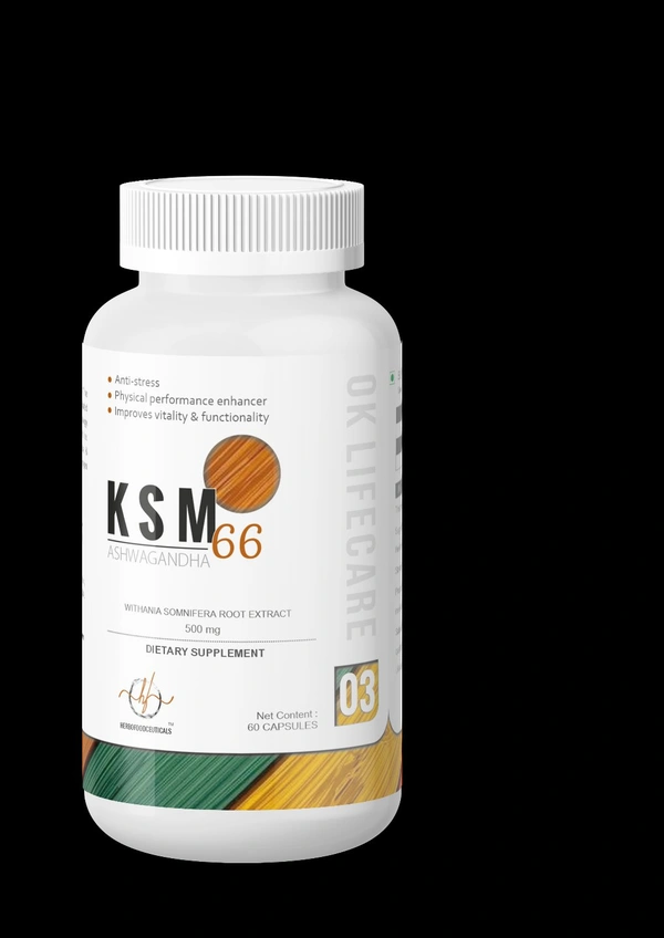 Herbofoodceuticals KSM -66 60 Caps
