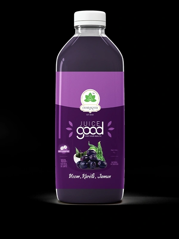 Charakayu Neem Karela Jamun Juice 1L