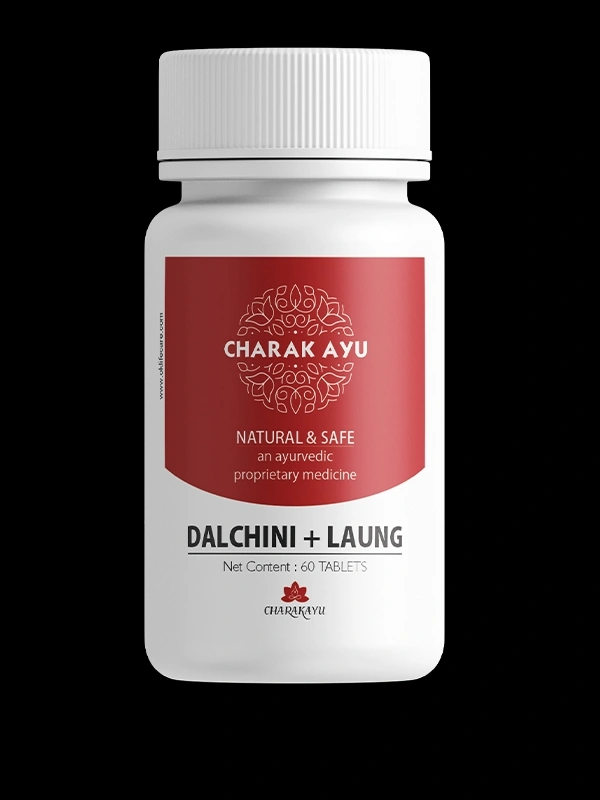 Charakayu Dalchini + Laung 60 Tabs