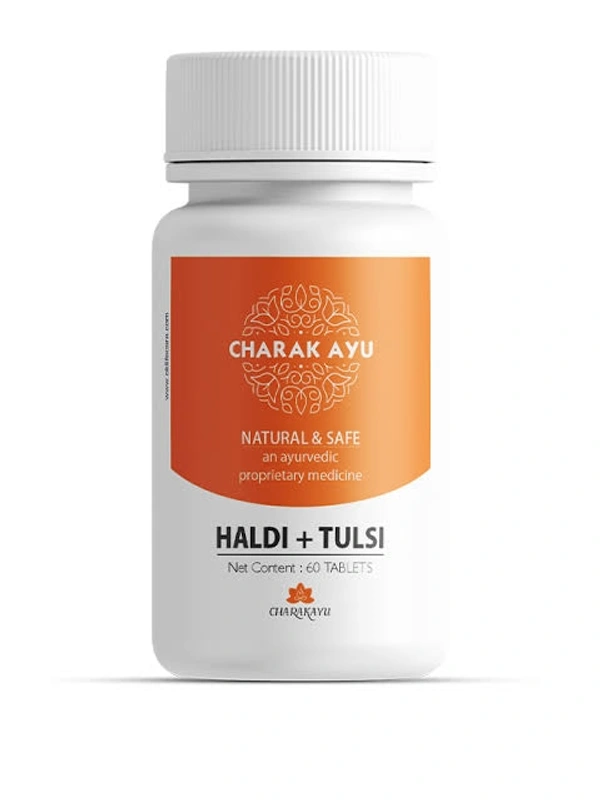 Charakayu Haldi + Tulsi 60 Tabs