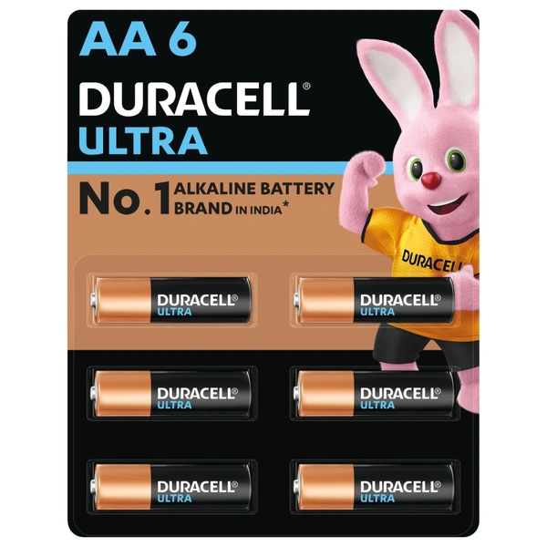 Duracell Ultra AA Alkaline Battery – Long-Lasting & Reliable Power