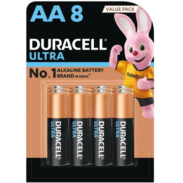Duracell Ultra AA Alkaline Battery – Long-Lasting & Reliable Power
