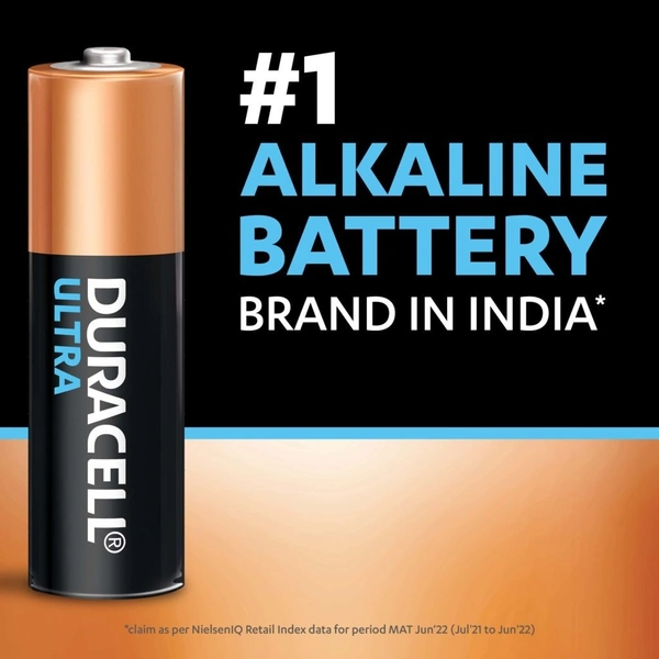 Duracell Ultra AAA Alkaline Batteries – Long-Lasting Power for High-Drain Devices - 2BL