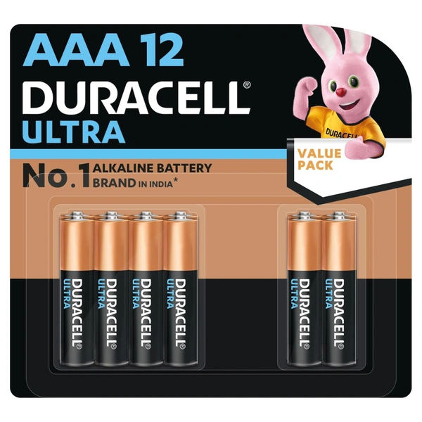 Duracell Ultra AAA Alkaline Batteries – Long-Lasting Power for High-Drain Devices