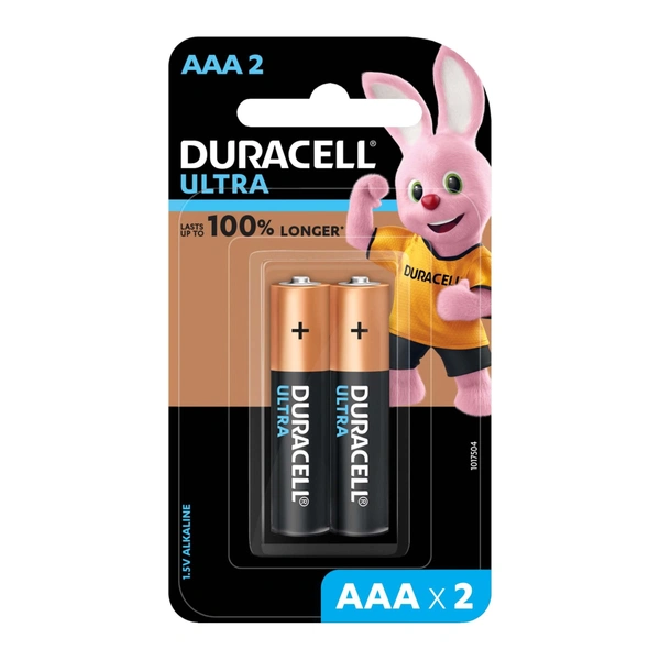 Duracell Ultra AAA Alkaline Batteries – Long-Lasting Power for High-Drain Devices