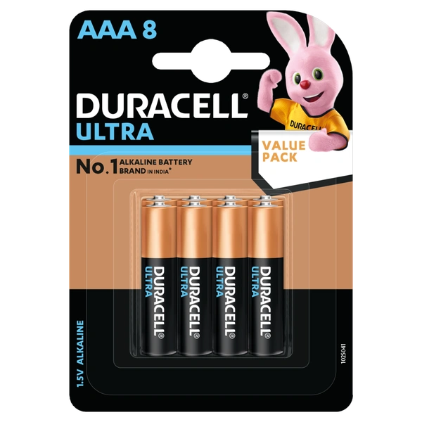 Duracell Ultra AAA Alkaline Batteries – Long-Lasting Power for High-Drain Devices