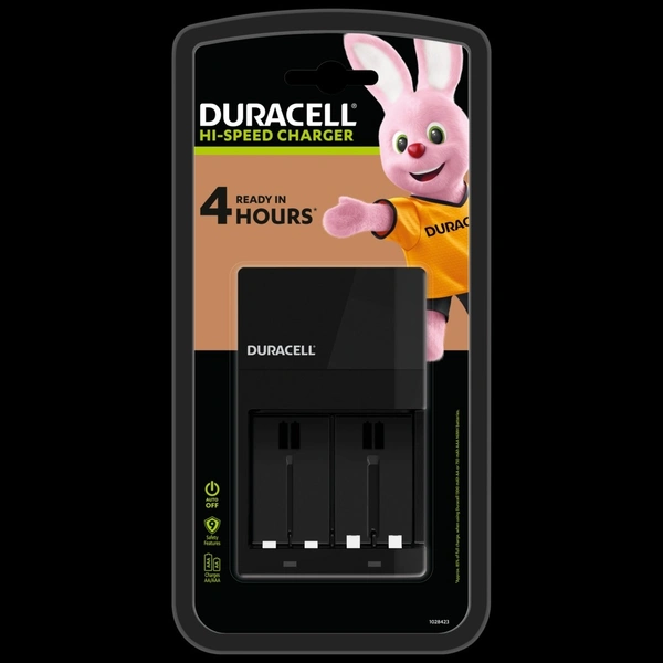 Duracell 4-Hour Battery Charger – Fast & Reliable Charging for AA & AAA Batteries