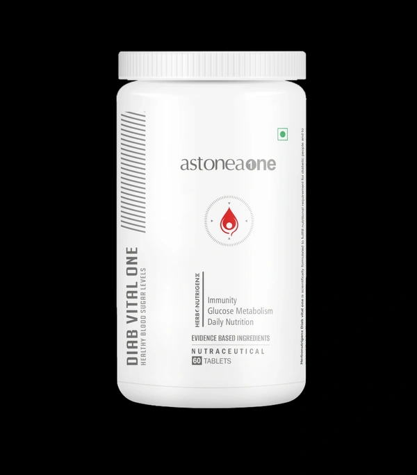 Astoneaone Herbonutrigenx Diab Vital One Metabolic Wellness Supplement with Vitamins, Minerals & Herbal Extracts – 60 Capsules