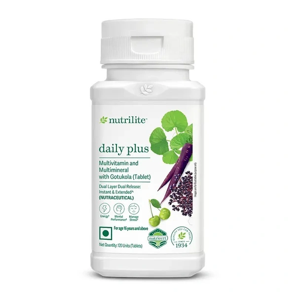 Amway Nutrilife Daily Plus Multivitamin and Multimineral 120 Tablets