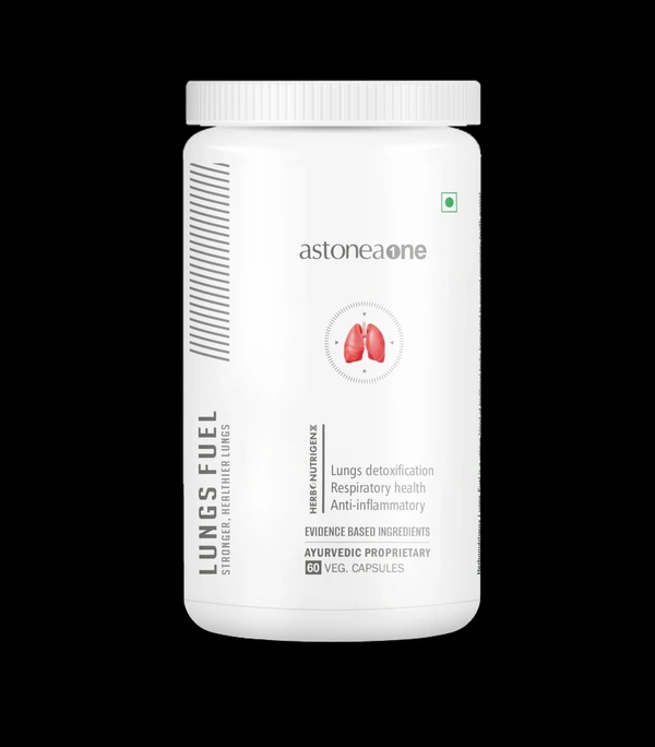 Astoneaone Herbonutrigenx Lungs Fuel Herbal Respiratory Wellness Supplement with Botanical Extracts – 60 Capsules