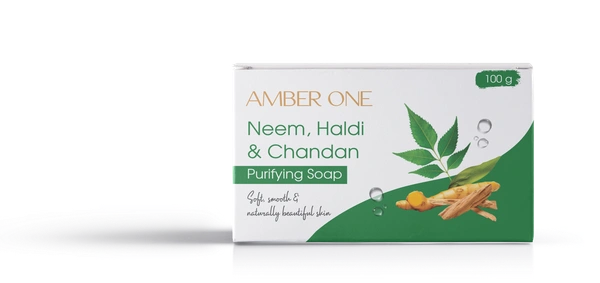 Astoneaone Amber One Neem Haldi Chandan Soap – Ayurvedic Skin Care & Purifying Soap – 100g
