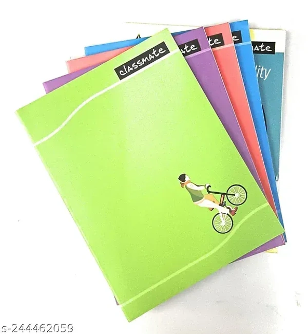 Classmate Single Line A4 Notebook 240 Page (Pack of 6) 