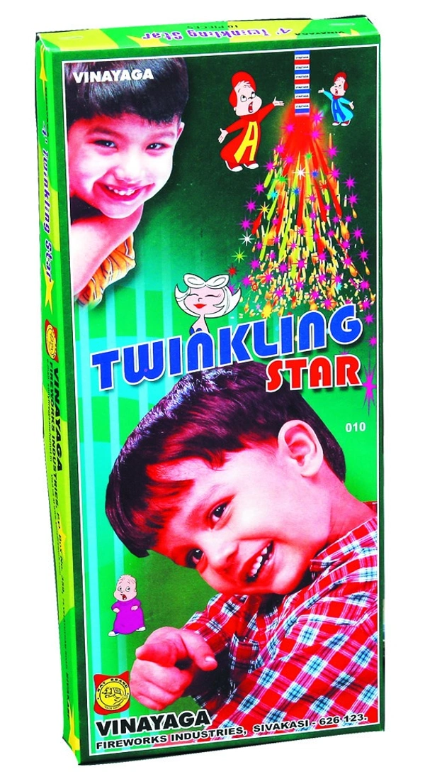 4" Twinkling Star - 10pcs