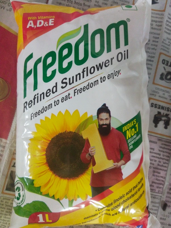 Freedom Refined Sunflower Oil 1 Ltr