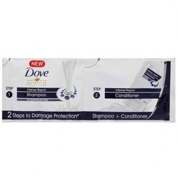 Dove Shampoo + Conditioner  IR   Mrp 05   ( Case Size 384pc )