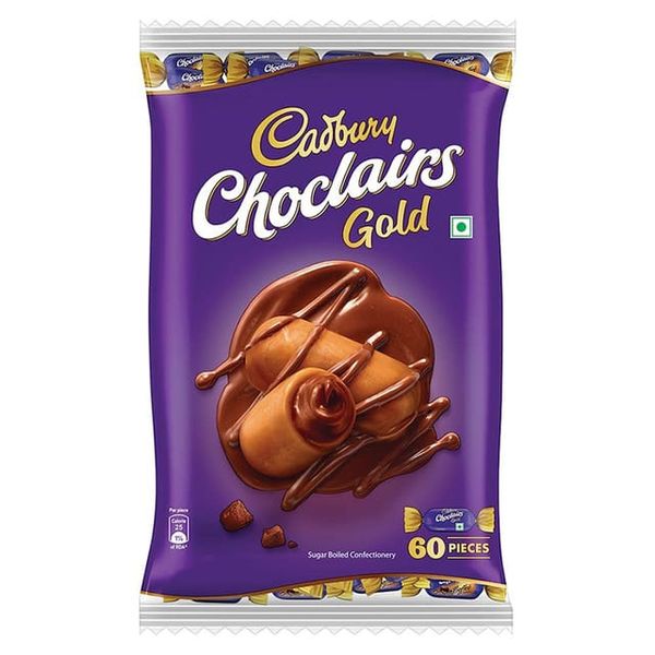 Cadbury Choclairs Gold Coffee  ( 60pc )  Mrp 120/- ( Case Size 36pkt )