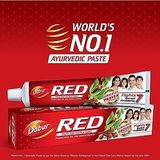 Dabur Red Toothpaste - 600g (150g x 4) | World's No.1 Ayurvedic Paste