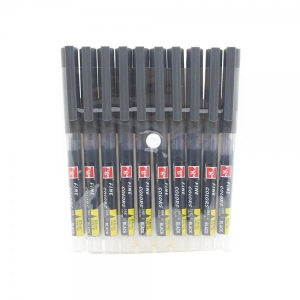 Figo Fine Pen- Black Ink (pack of 2)