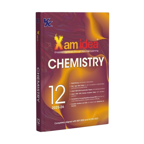 Exam Idea Xam idea CHEMISTRY Class -12| CBSE Exam Ready | Mind Maps, Practice Papers & NCERT Solutions | Session 2025-26 - Exam Idea Editorial Board, English, Paperback