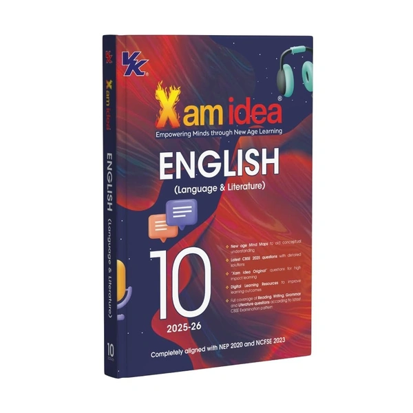 Exam Idea Xam Idea ENGLISH (Language & Literature) - Chapterwise Question Bank - NCERT Questions Included [2025-26] - Class 10 - Xam Idea Editorial Board, English, Paperback