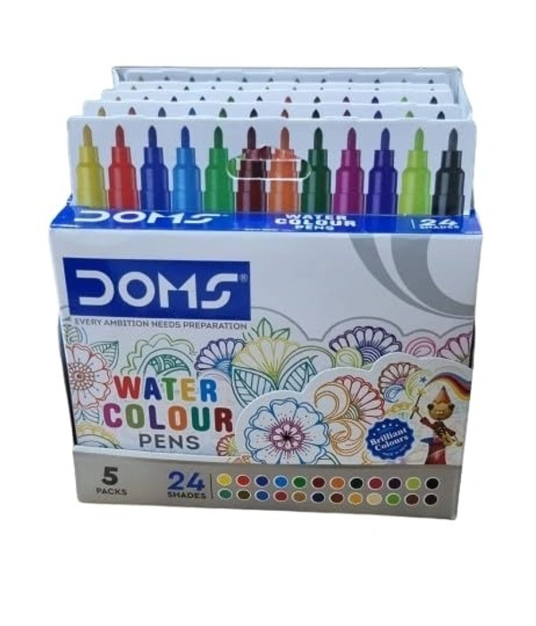 Doms Water Colour Sketch Pens 24 Shades 