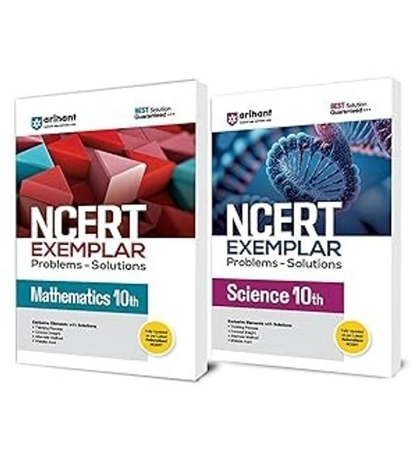 Arihant NCERT Exemplar Science & Maths [Set of 2 Books] | Fully updated as per the latest rationalized NCERT Class - 10      CBSE - Sayonika Jana, English, Paperback