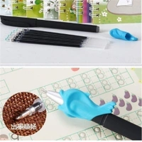 Sank Magic Practice Copybook, (4 BOOK + 10 REFILL+ 1 Pen +1 Grip) Number Tracing Book for Preschoolers with Pen, Magic Calligraphy Copybook Set Practical Reusable Writing Tool Simple Hand Lettering