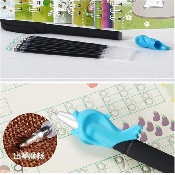 Sank Magic Practice Copybook, (4 BOOK + 10 REFILL+ 1 Pen +1 Grip) Number Tracing Book for Preschoolers with Pen, Magic Calligraphy Copybook Set Practical Reusable Writing Tool Simple Hand Lettering